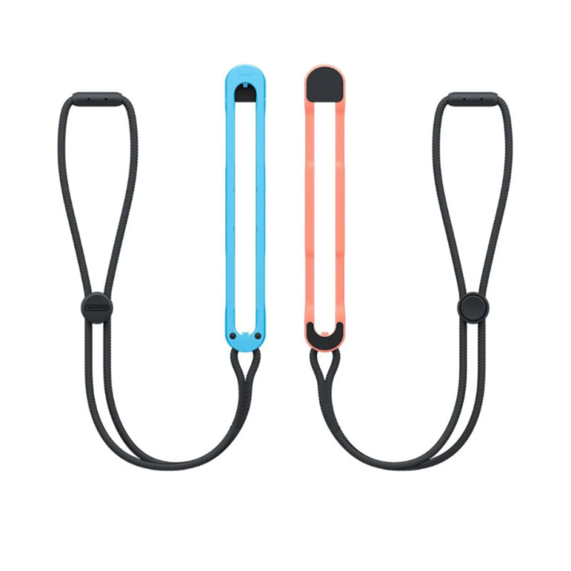 Paire de dragonnes Joy-Con 2 bleu clair/rouge clair pour Nintendo Switch 2 · Smarty Paris